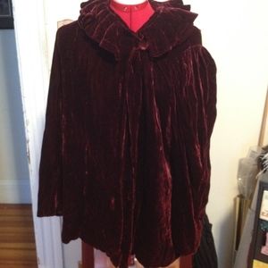 Vintage velvet unstructured jacket